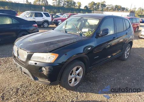 2011 BMW X3 xDrive28I from USA, damaged, VIN 5UXWX5C57BL708613